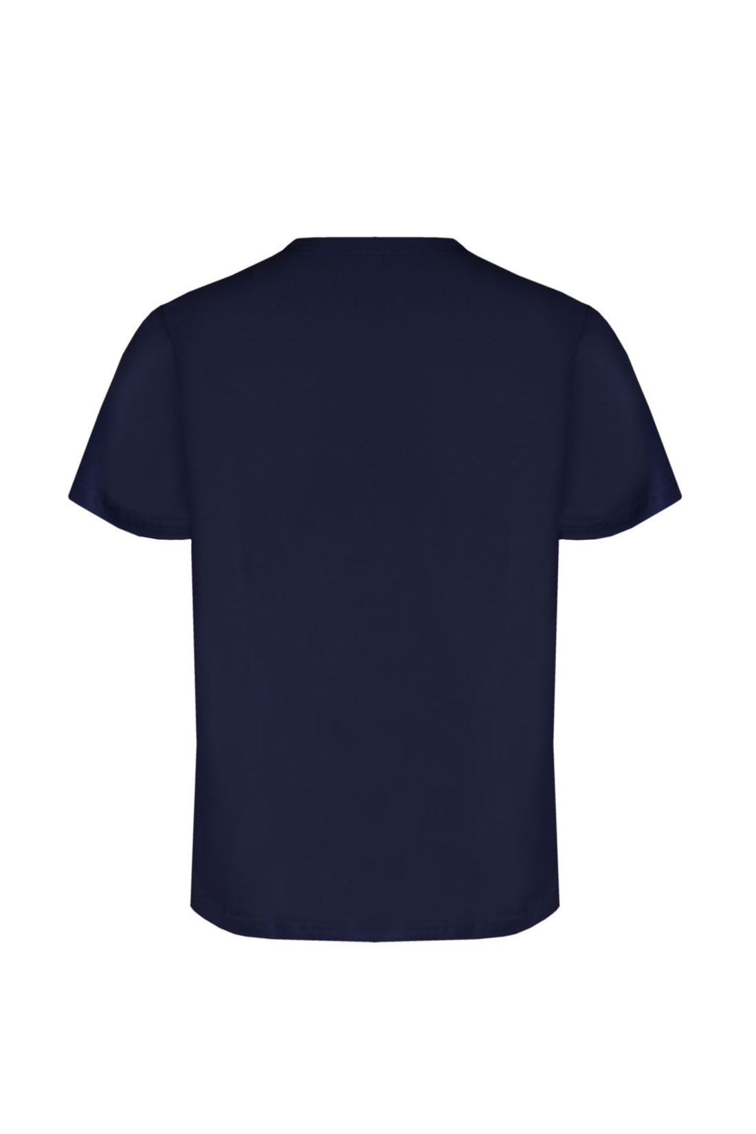 Elastic T-Shirt with Primo Emporio Chest Print - Blue