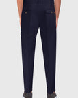 Trousers with Side Pocket - Blue