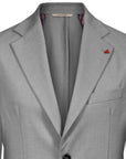 Single-breasted fabric suit with stripe - Grey