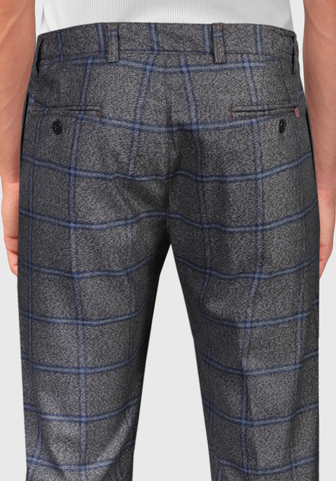 Trousers with checked lace - Moro