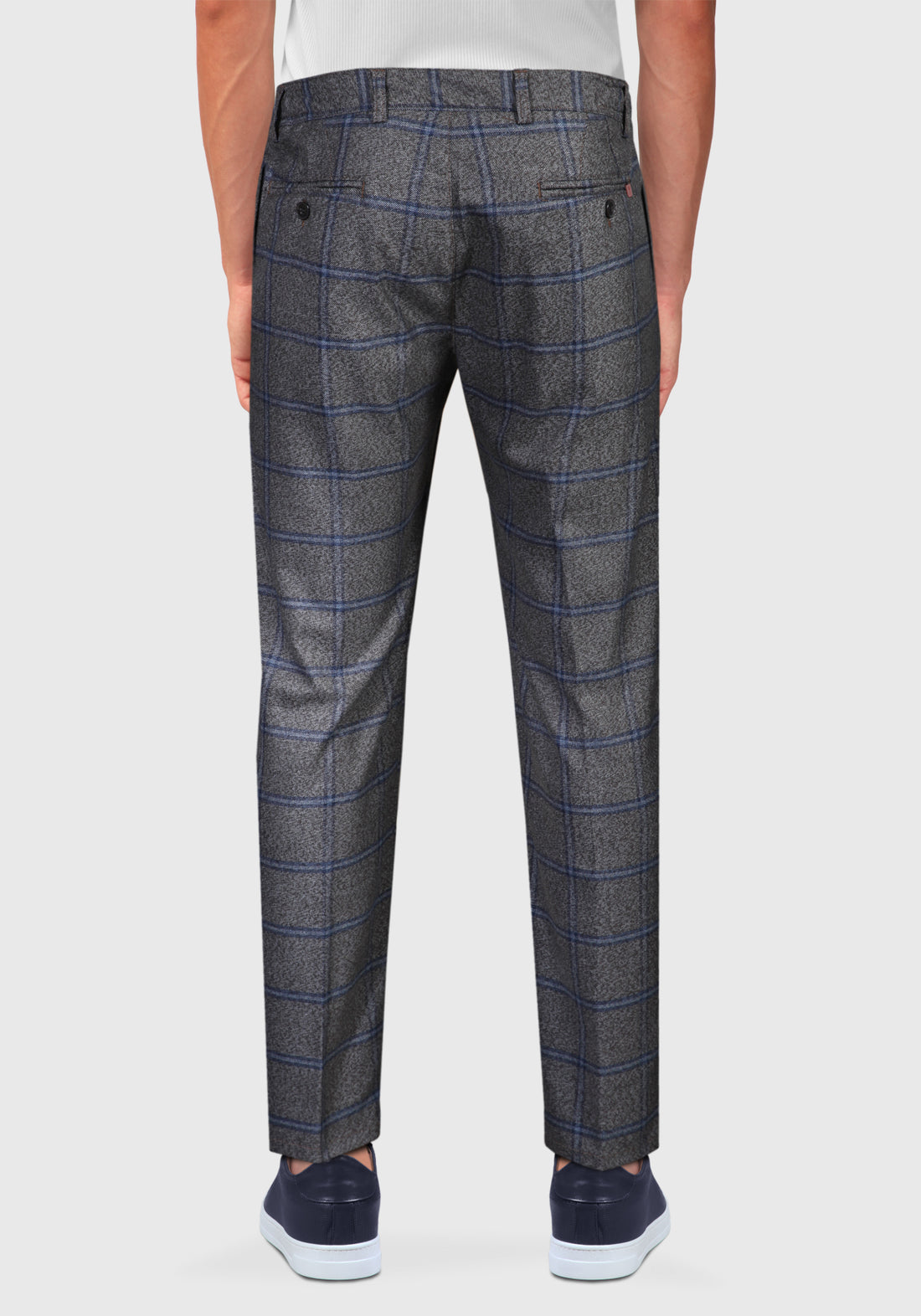 Trousers with checked lace - Moro