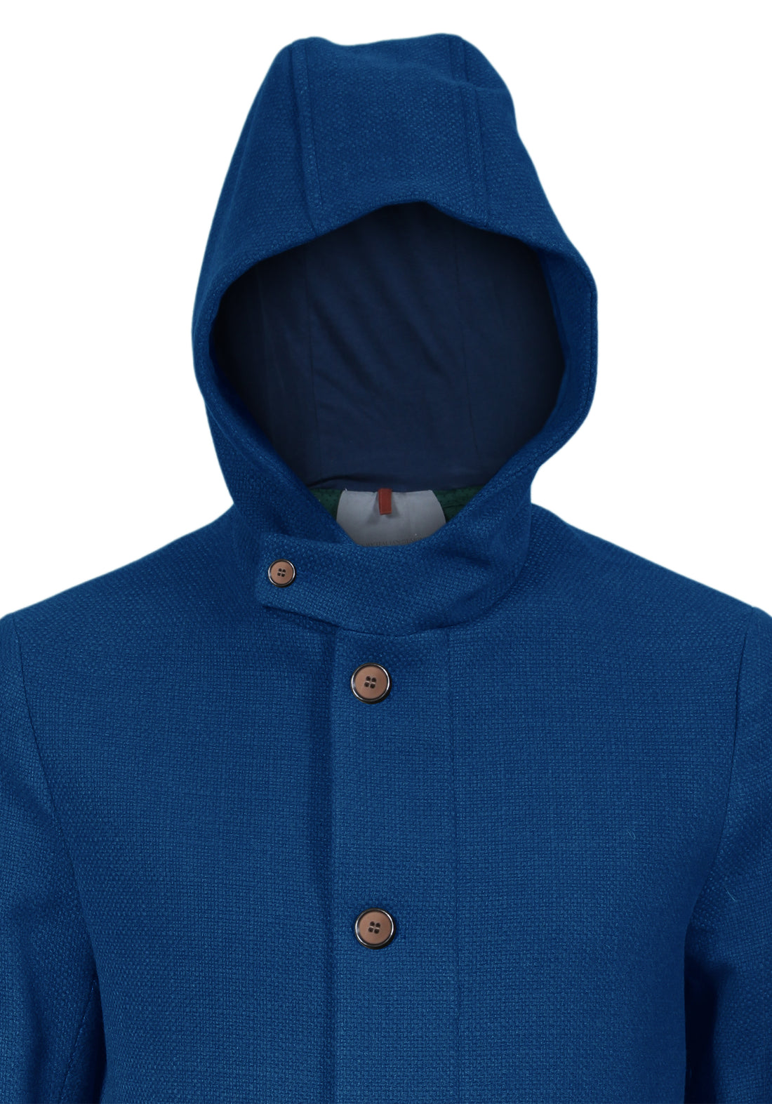 Coat with Hood - Teal -