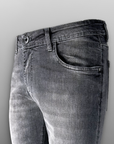 Jeans regular lavaggio grigio