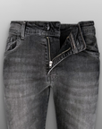 Jeans regular lavaggio grigio