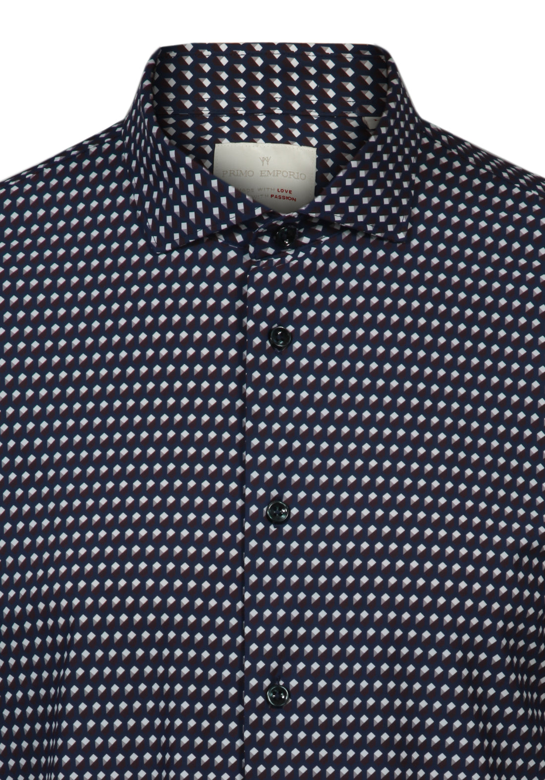 Primo Emporio Camicia in Poliammide Micro Fantasia