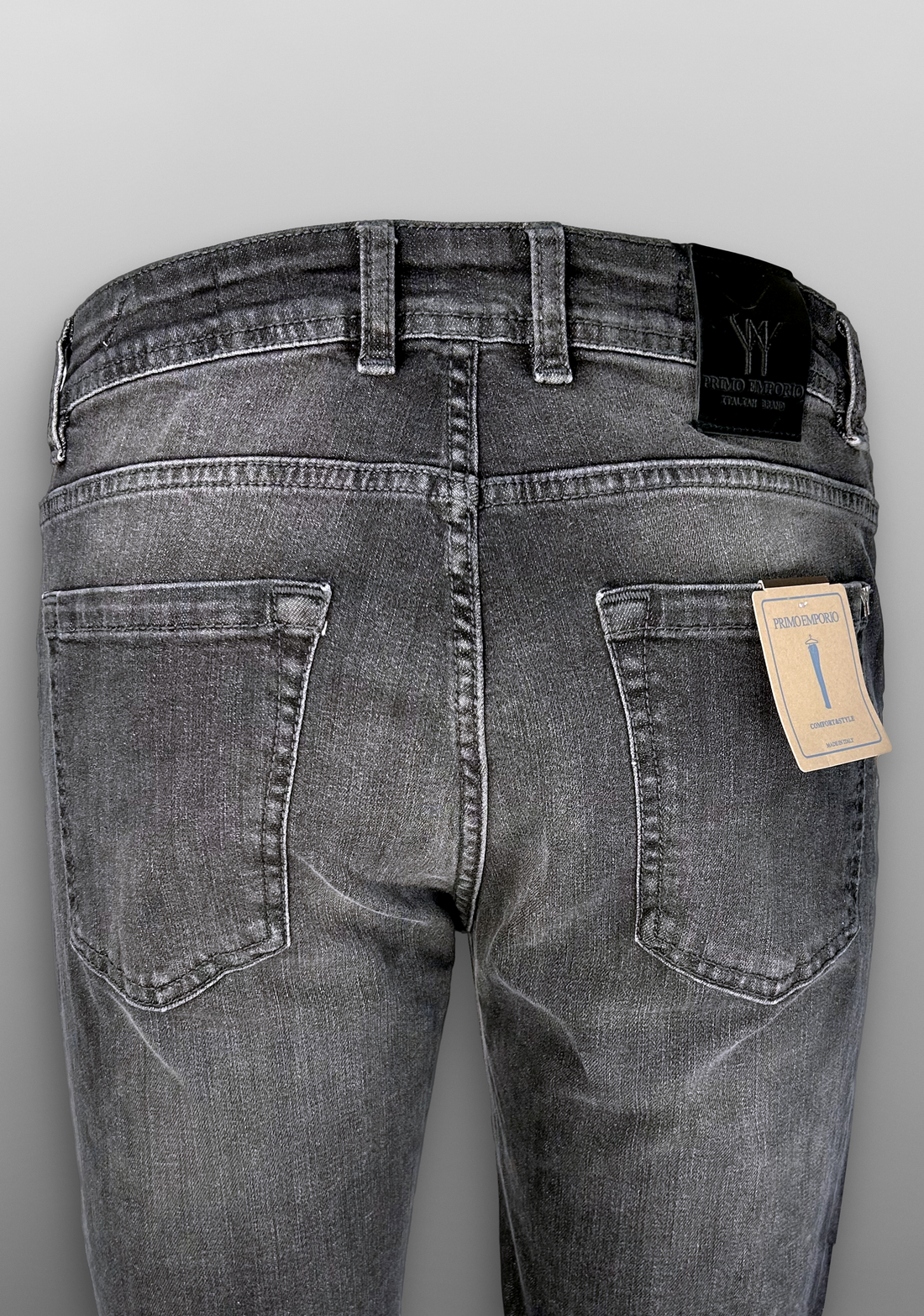 Jeans regular lavaggio grigio