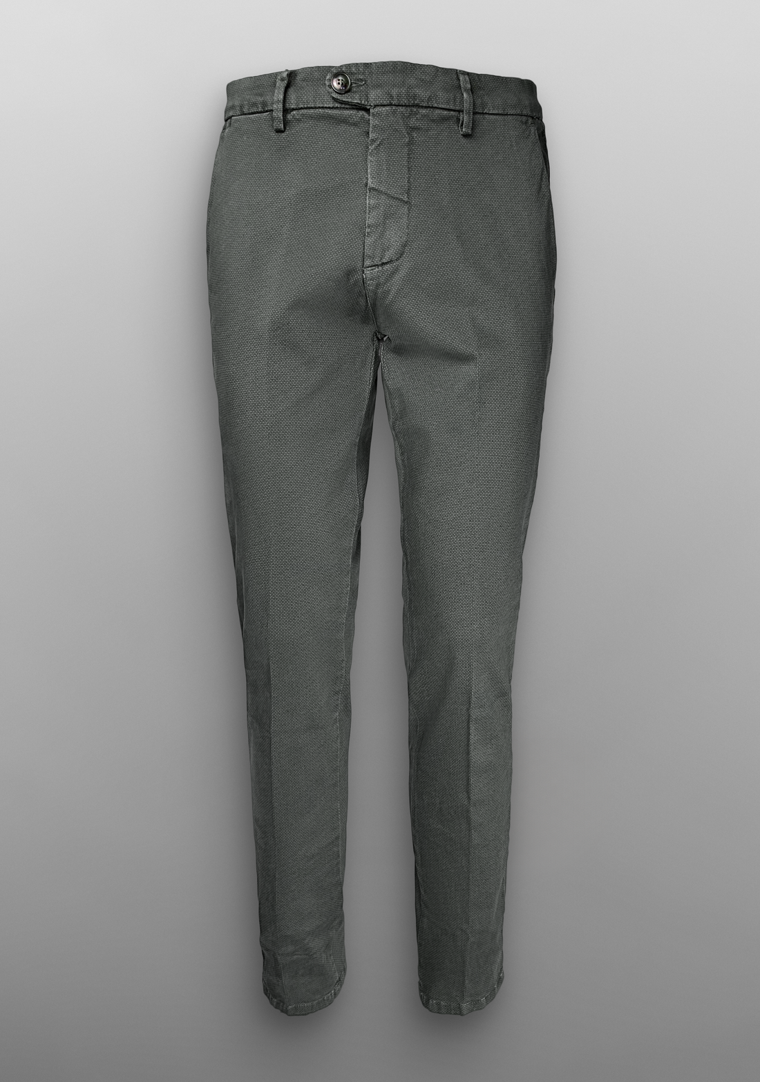 Pantalone Chinos Cotone caldo con micro Stampa