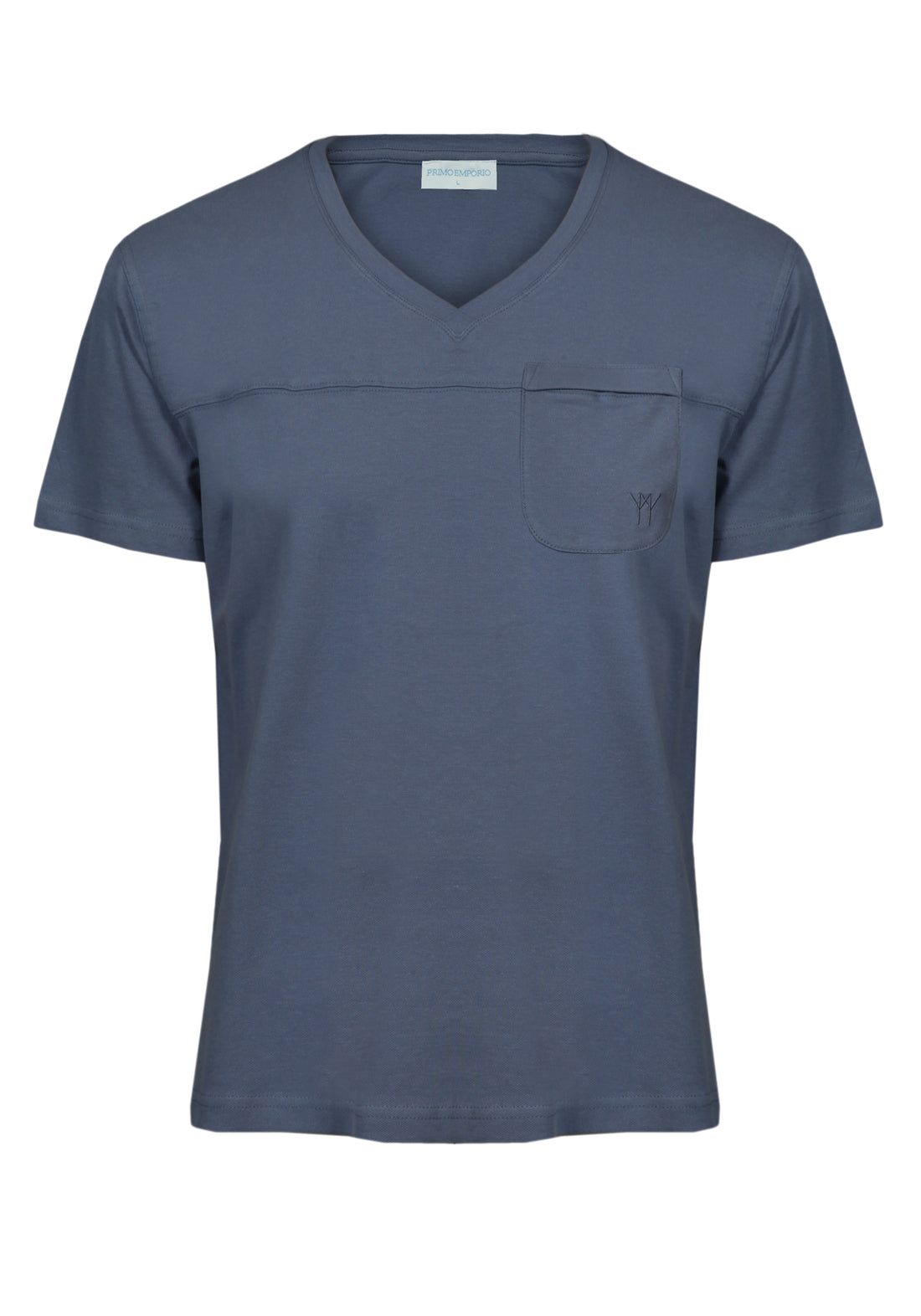 V-neck T-shirt with pocket