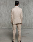 Single -breasted linen dress