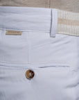 Pantalone in Misto lino con elastico laterale