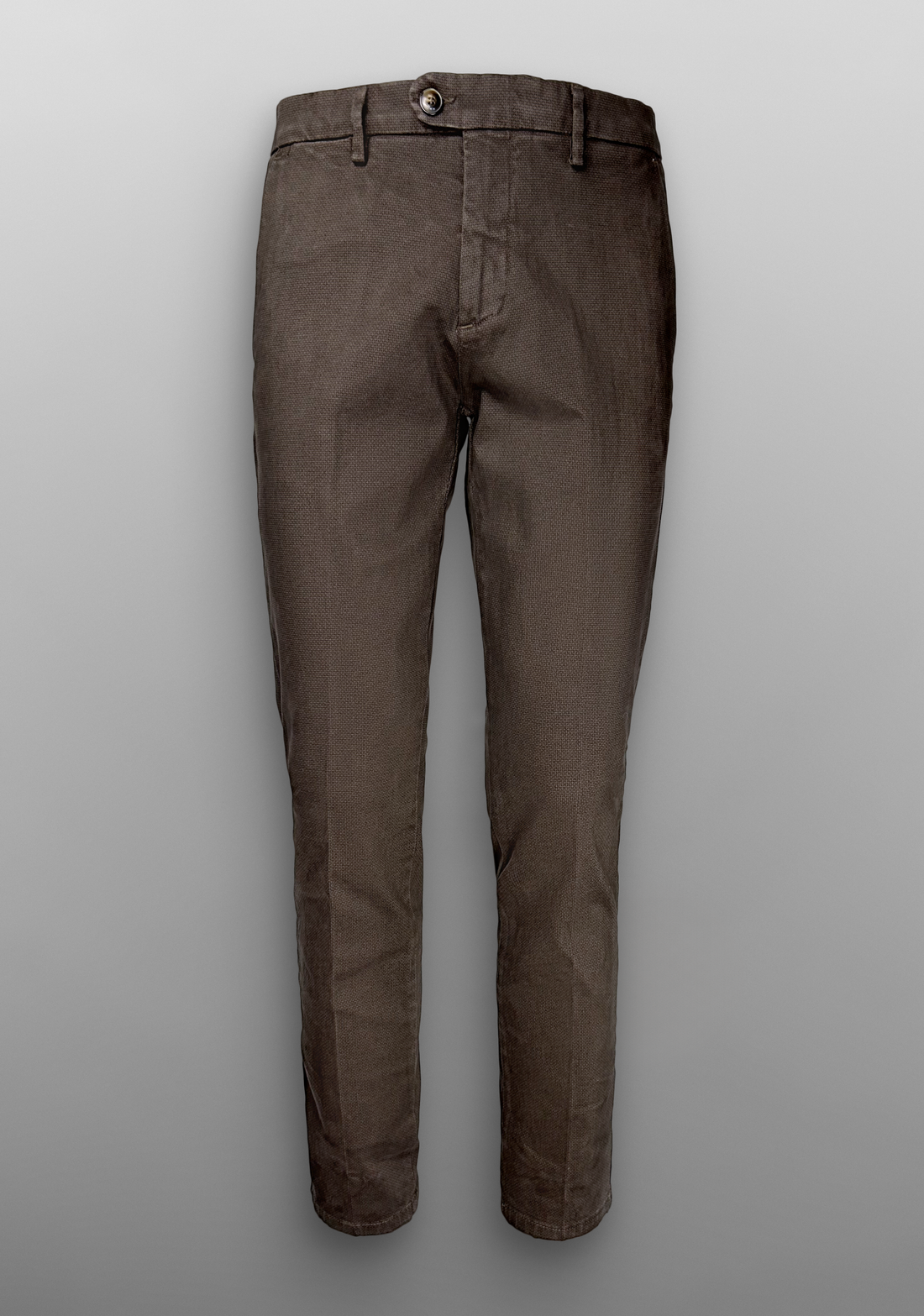 Pantalone Chinos Cotone caldo con micro Stampa