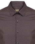 Micro Patterned long sleeve shirt