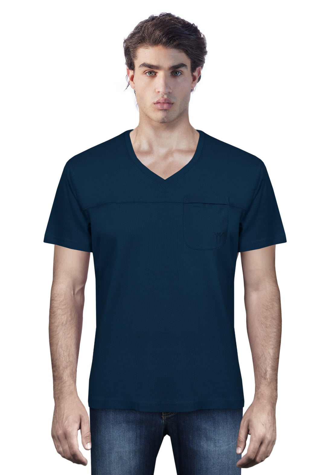 Primo Emporio T-shirt scollo a V con taschino