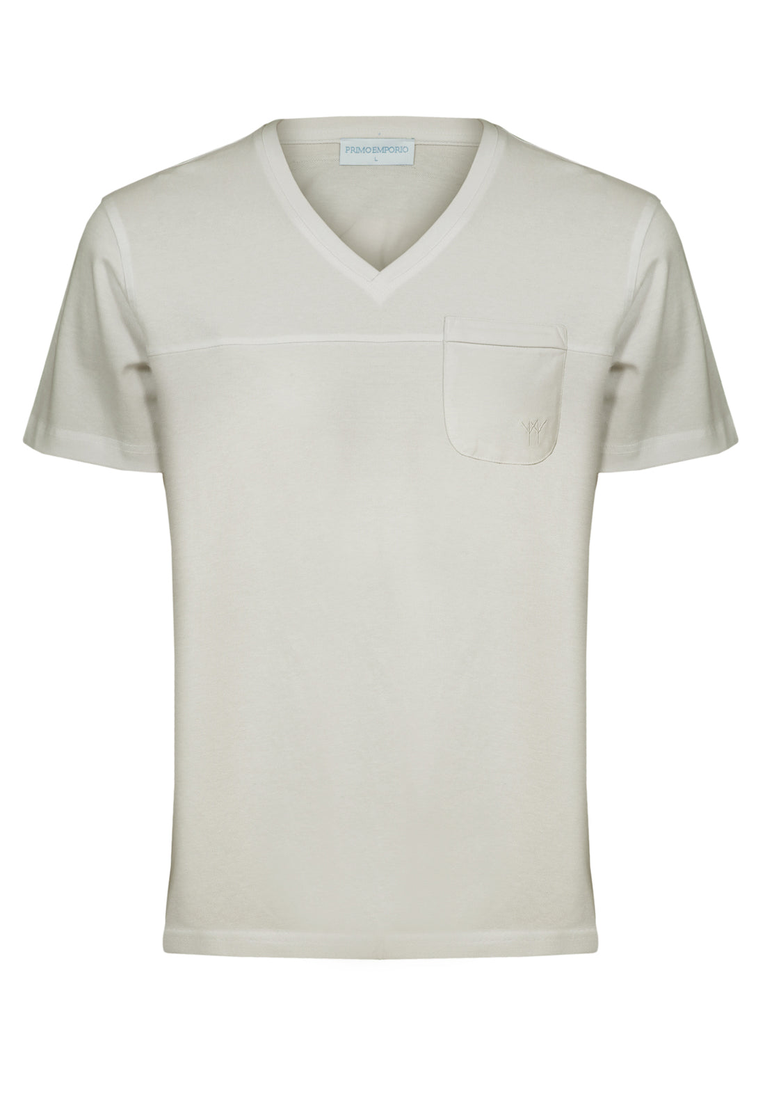 V-neck T-shirt with pocket