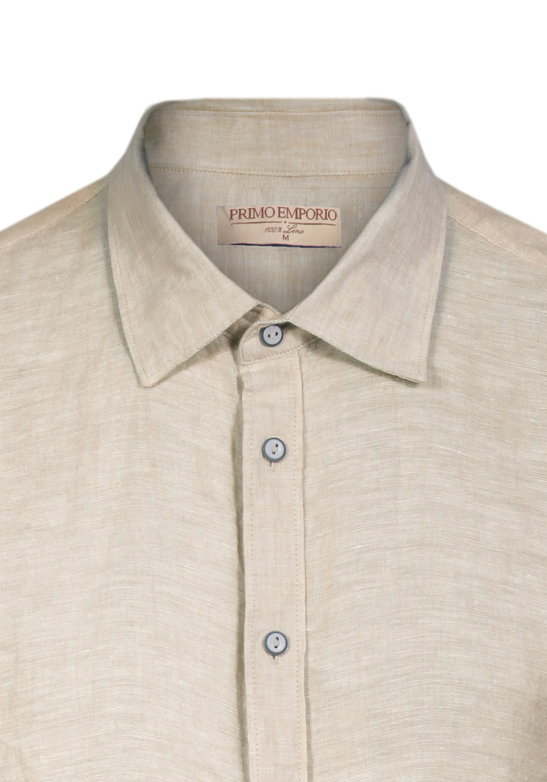 Half Sleeve Linen Shirt - Ecru