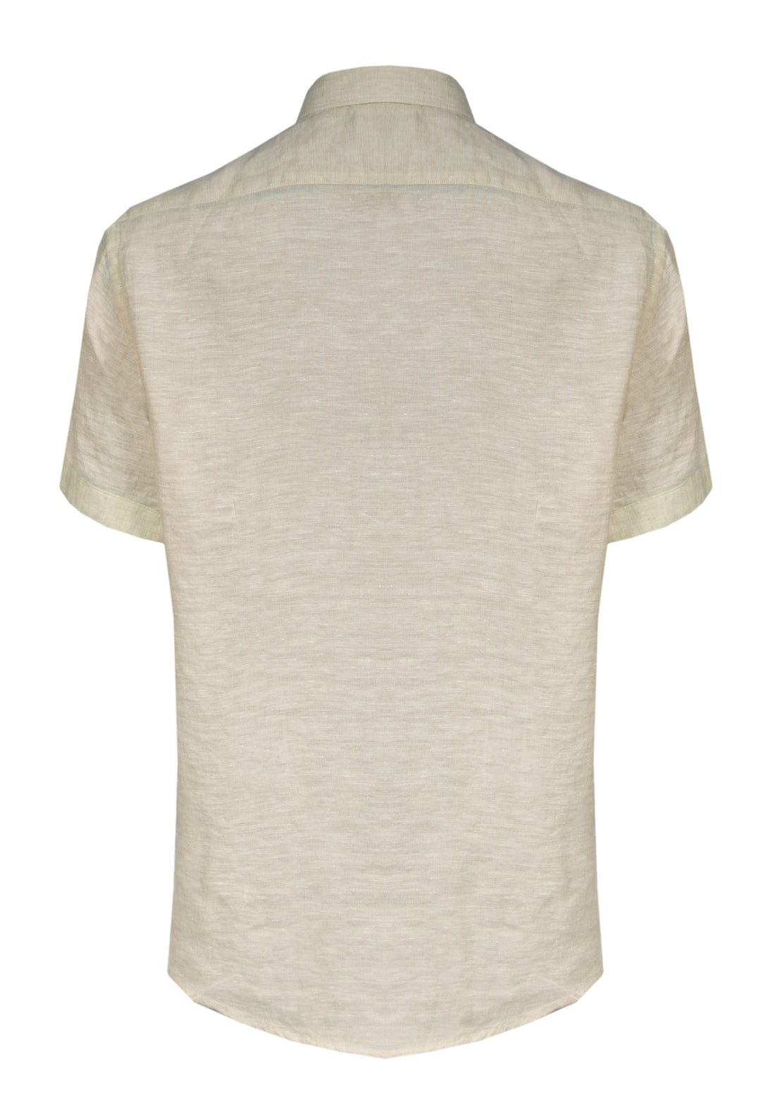 Half Sleeve Linen Shirt - Ecru