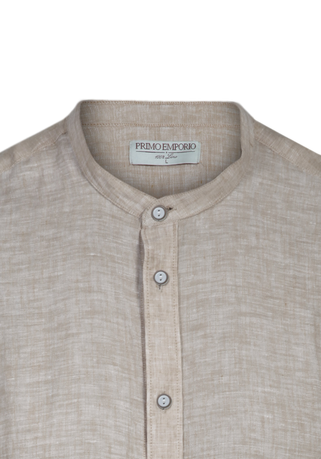 Half Sleeve Korean Linen Shirt - Ecru