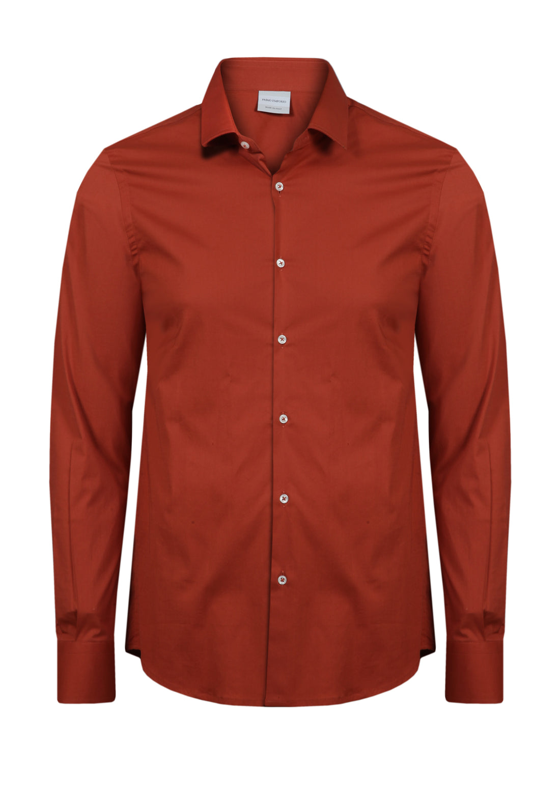 Slim Fit Shirt with French Collar -Tegola-