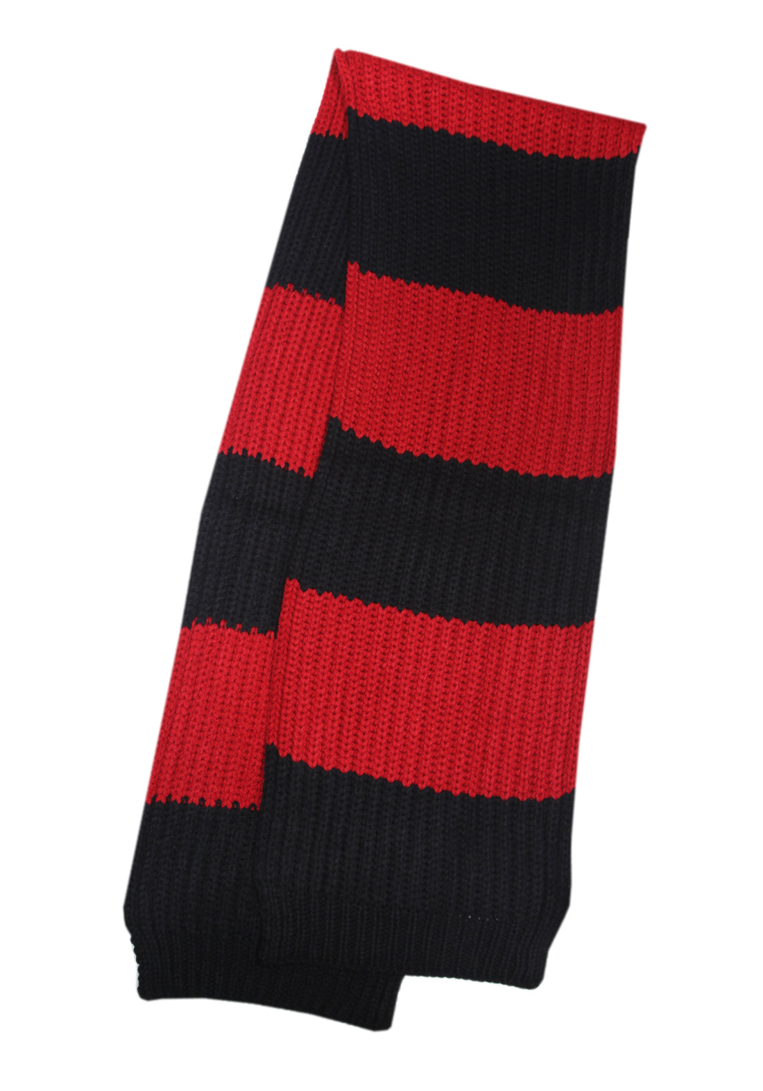 Scarf with Contrasting Band - Black