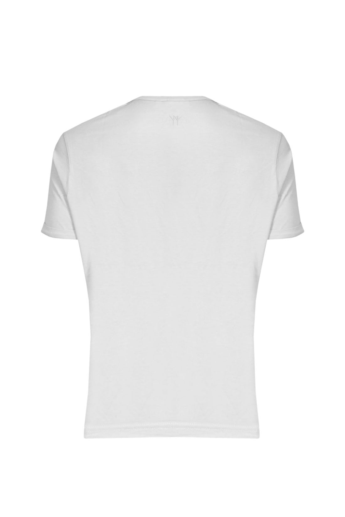 T-Shirt Mezza Manica Collo a Barca - Bianco