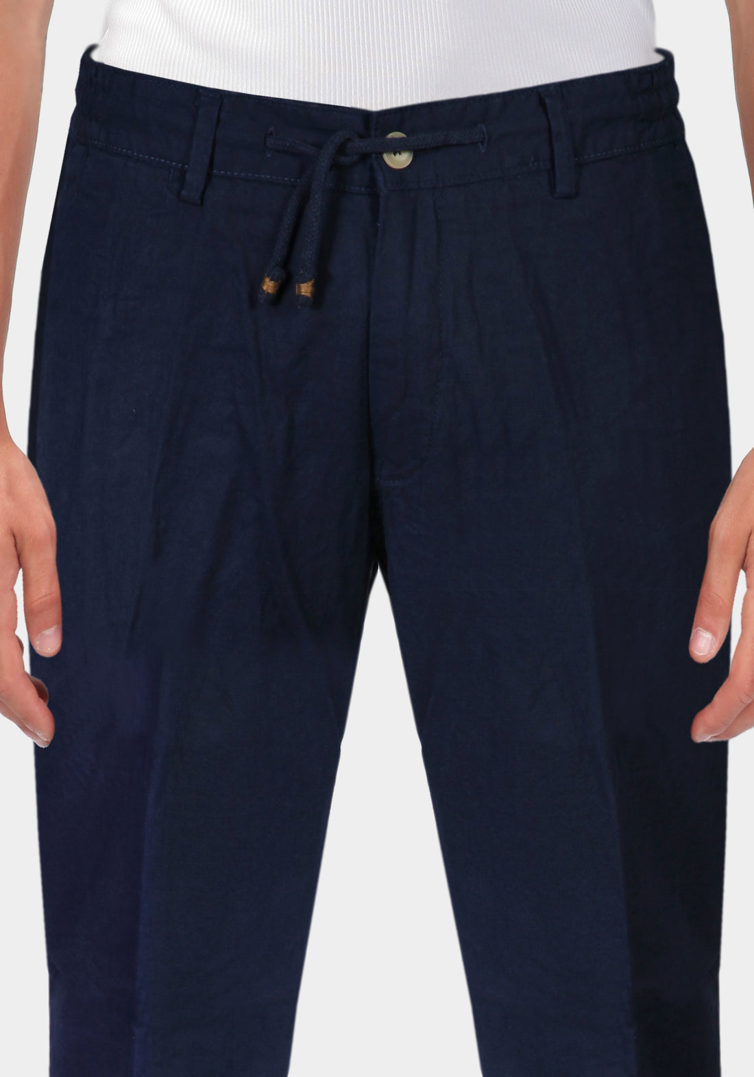 Primo Emporio Pantalone con Laccio e Bottoni - Blue