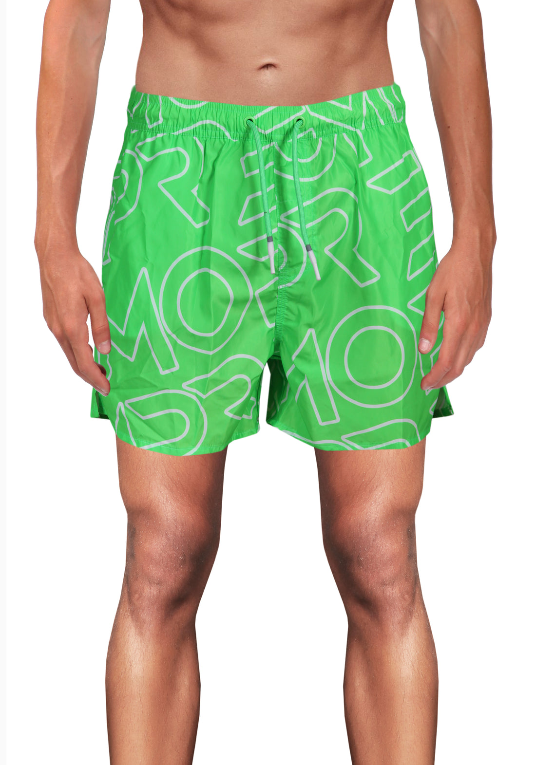 Primo Emporio Costume Boxer con Scritta Primo Emporio - Verde