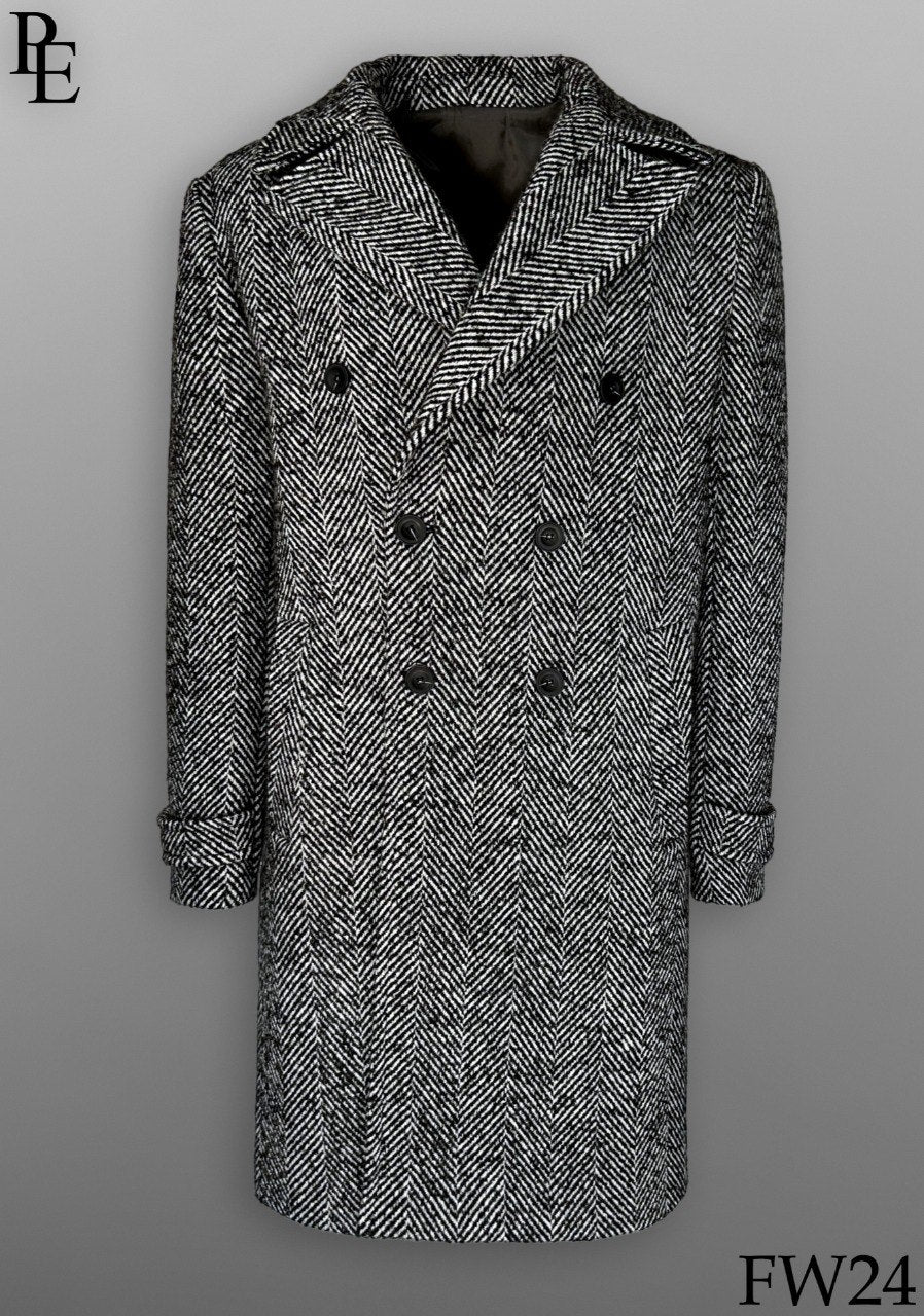 Cappotto Spigato doppio Petto