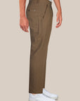 Soft fabric trousers