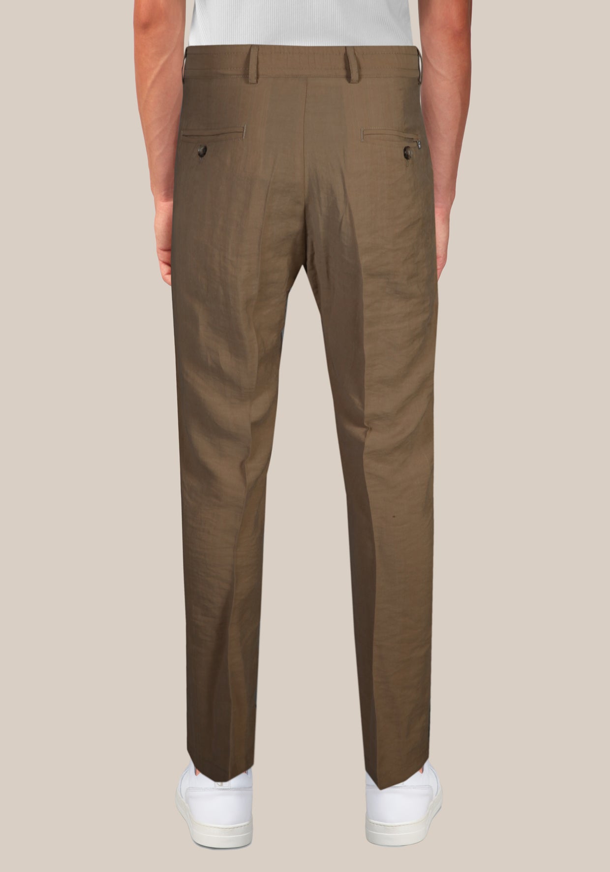 Soft fabric trousers