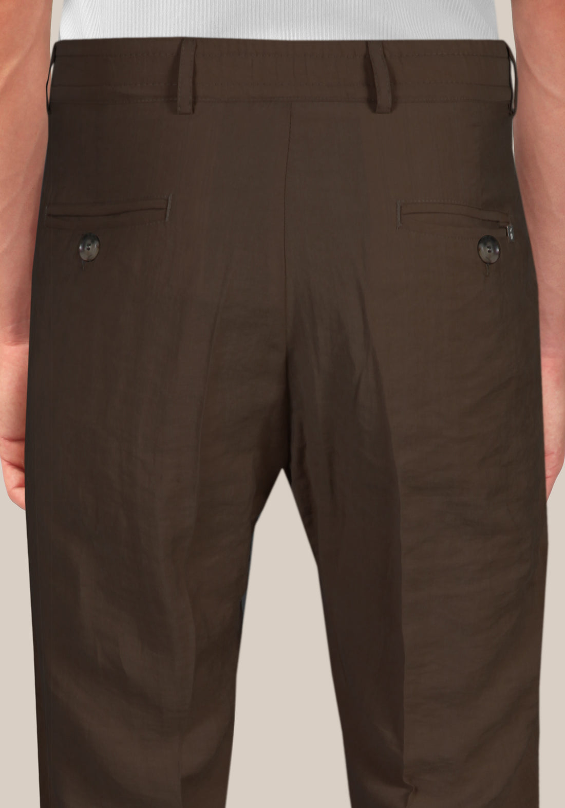 Soft fabric trousers