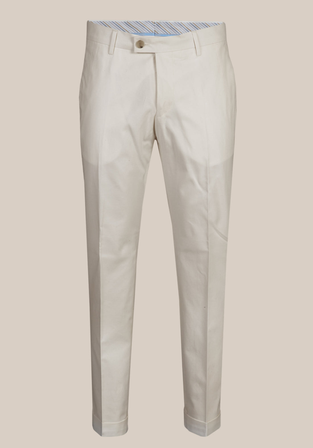 Primo Emporio Pantalone in Cotone Panna