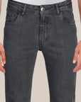 Jeans regular fit lavaggio Grigio