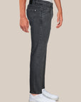 Jeans regular fit lavaggio Grigio