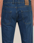 Jeans regular fit lavaggio Medio Blue