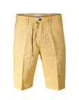 Linen Bermuda shorts with drawstring