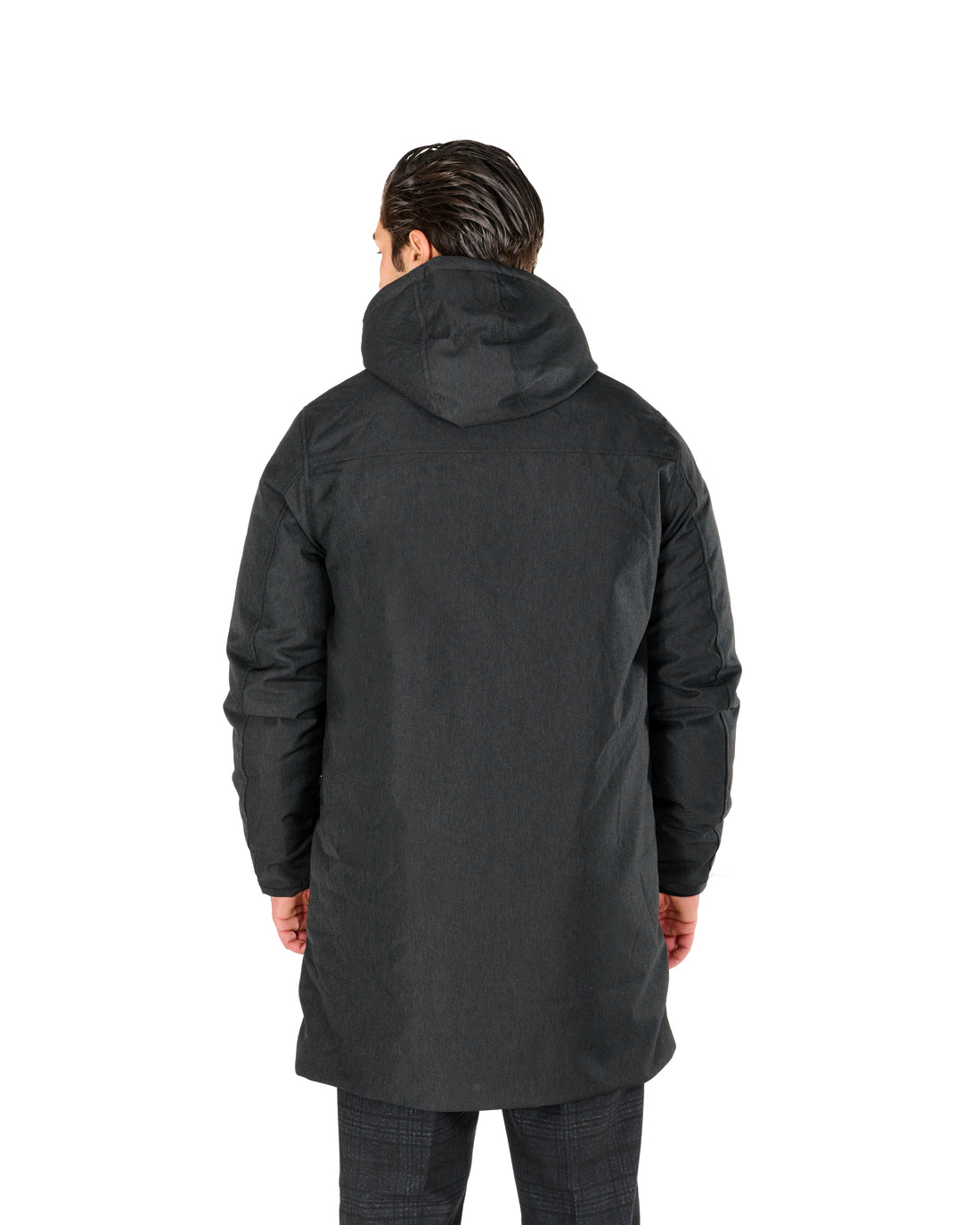 Giubbino Parka lungo  con Zip