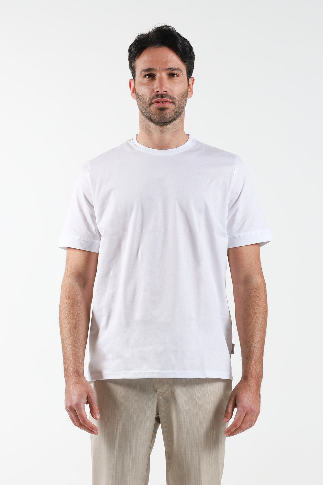 Scotland Yarn round neck T-Shirt - White